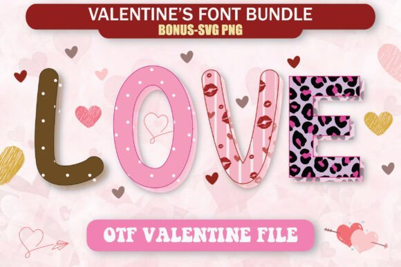 Berry Valentine's Bundle Font - Featured Image