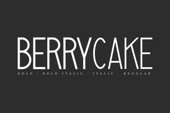 Berrycake Font - Featured Image
