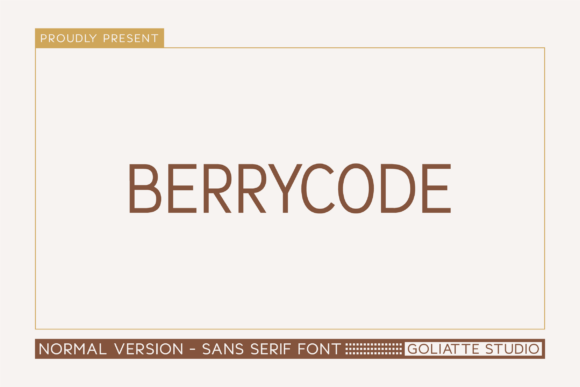 Berrycode Font - Featured Image