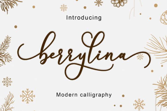 Berrylina Script Font - Featured Image