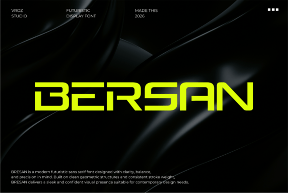 Bersan Font - Featured Image