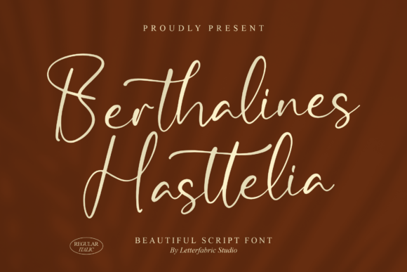 Berthalines Hasttelia Font - Featured Image