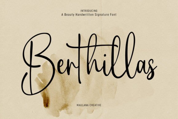 Berthillas Font - Featured Image