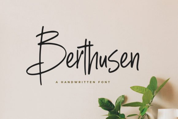 Berthusen Font - Featured Image
