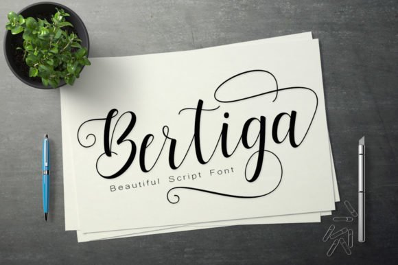 Bertiga Font - Featured Image