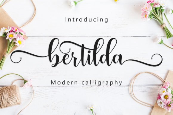 Bertilda Script Font - Featured Image