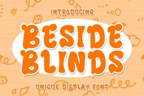 Beside Blinds Font - Featured Image
