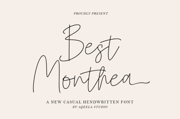 Best Monthea Font - Featured Image