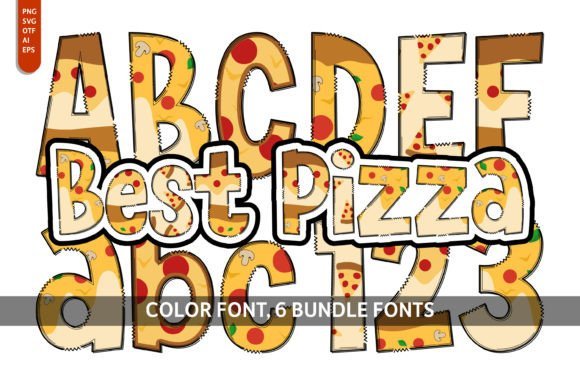 Best Pizza Collection Font - Featured Image