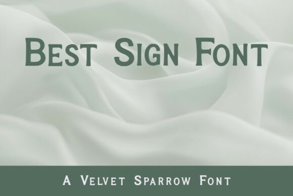 Best Sign Font - Featured Image