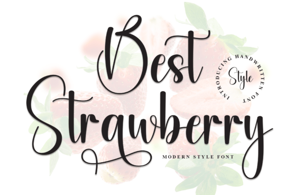 Best Strawberry Font - Featured Image