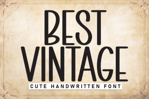 Best Vintage Font - Featured Image