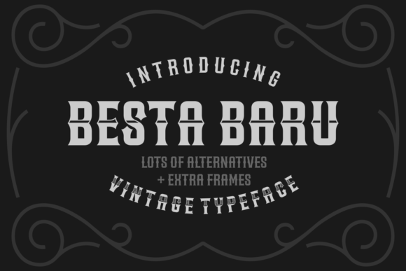 Besta Baru Font - Featured Image
