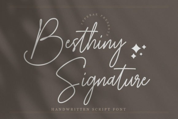 Besthiny Signature Font - Featured Image