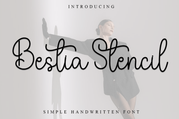 Bestia Stencil Font - Featured Image