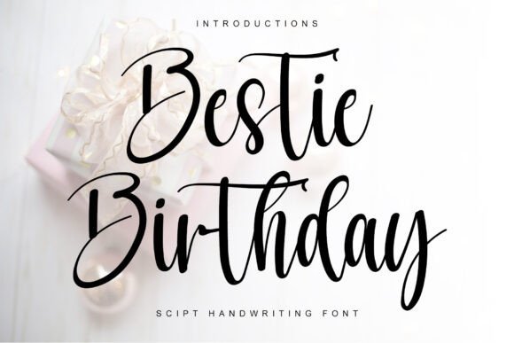 Bestie Birthday Font - Featured Image