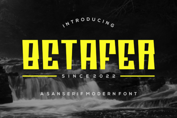 Betafer Font - Featured Image
