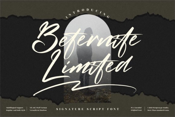 Beternite Limited Font - Featured Image