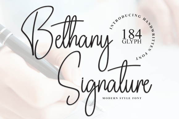 Bethany Signature Font - Featured Image