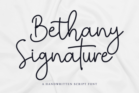 Bethany Signature Font - Featured Image