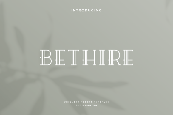 Bethire Font - Featured Image