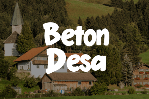 Beton Desa Font - Featured Image