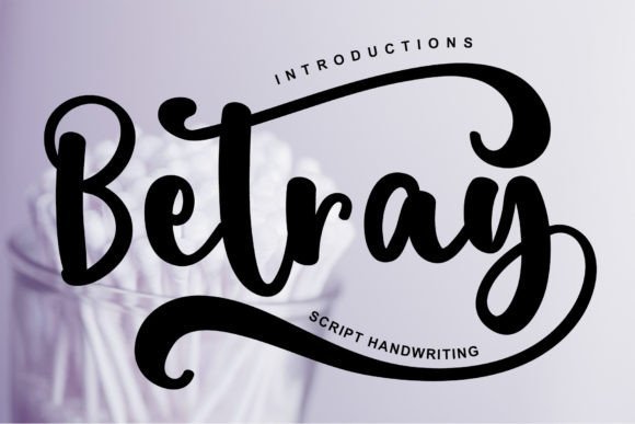 Betray Font - Featured Image