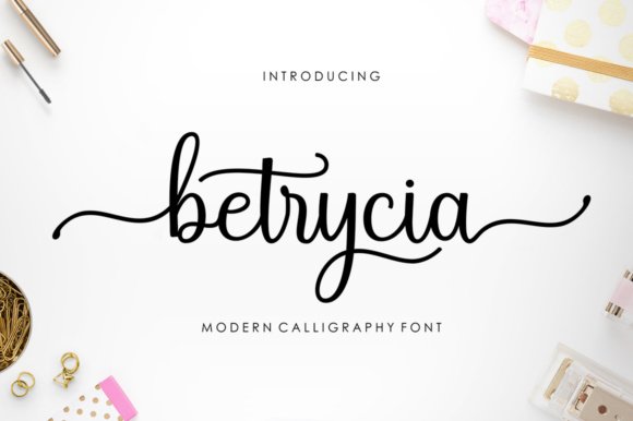 Betrycia Font - Featured Image