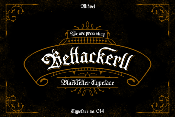 Bettackerll Font - Featured Image