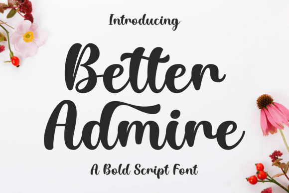 Better Admire Font - Featured Image