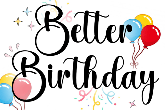 Better Birthday Font - Featured Image