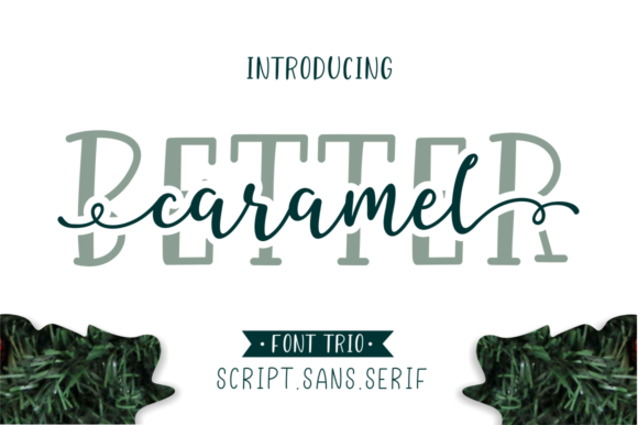 Better Caramel Trio Font - Featured Image