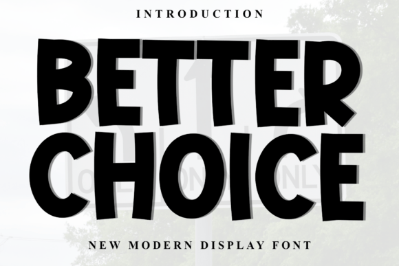 Better Choice Font - Featured Image