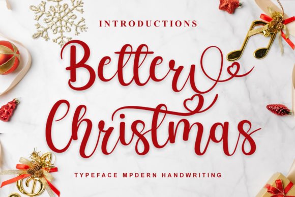 Better Christmas Font - Featured Image