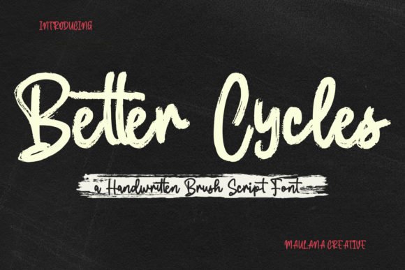 Better Cycles Font - Featured Image