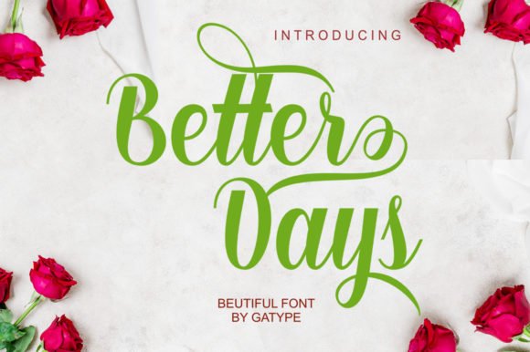 Better Days Font - Featured Image