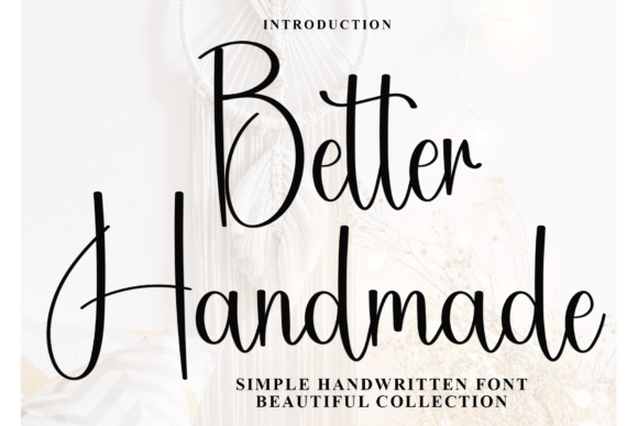 Better Handmade Font - Featured Image