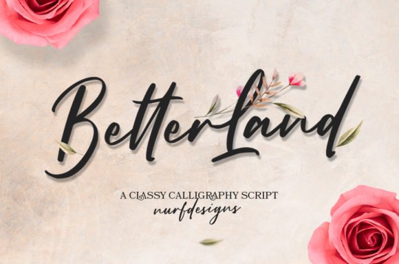 Better Land Font - Featured Image