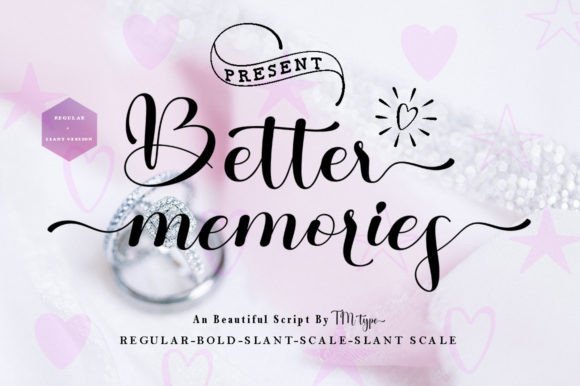Better Memories Font - Featured Image