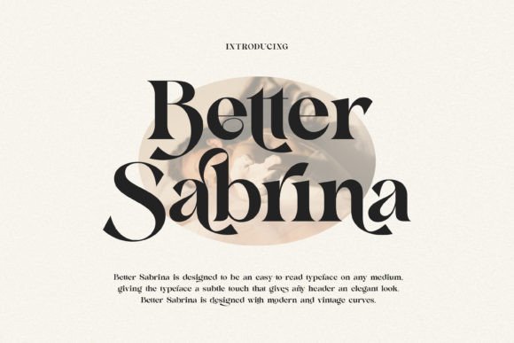 Better Sabrina Font - Featured Image