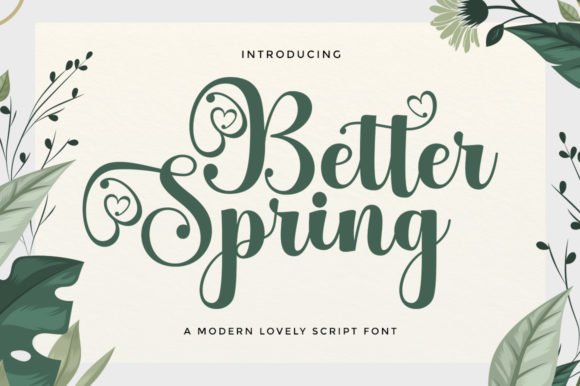 Better Spring Font - Featured Image