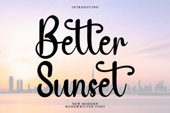 Better Sunset Font - Featured Image