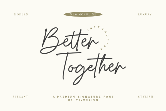 Better Together Font - Featured Image