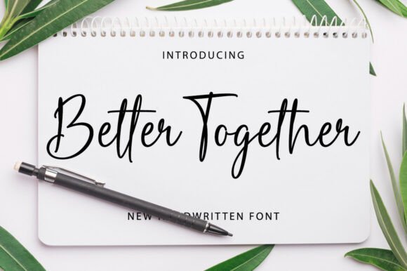 Better Together Font - Featured Image