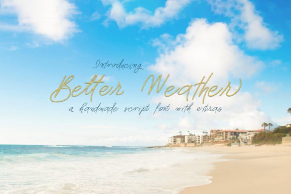 Better Weather Font - Featured Image