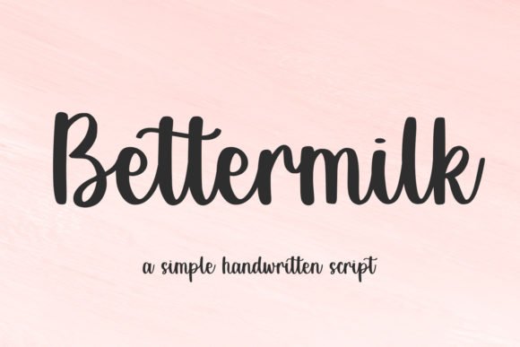 Bettermilk Font - Featured Image