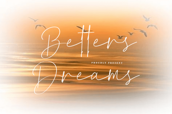 Betters Dreams Font - Featured Image