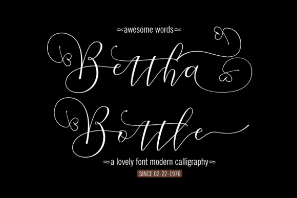 Bettha Bottle Font - Featured Image