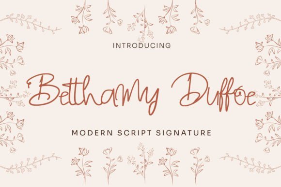 Betthamy Duffoe Font - Featured Image