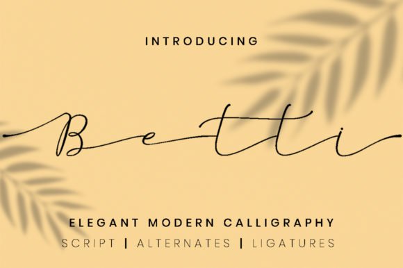 Betti Script Font - Featured Image